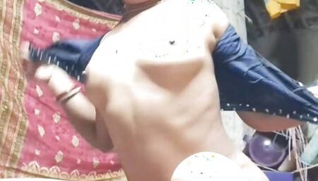 Indian newly married girlfriend boyfriend fucking in village