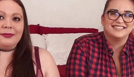 Casting Gem big tit hot bbw Desperate Amateur sexy glasses wearing babe