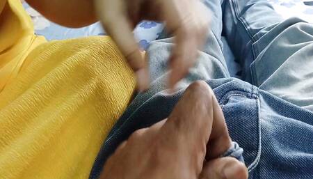 Sexy and hot bhabhi Nusrat chitting her husband to fuck husband friend