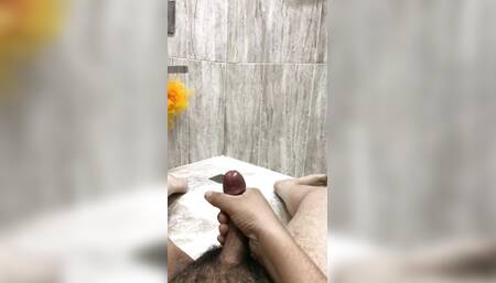 big cum fountain in super slow motion