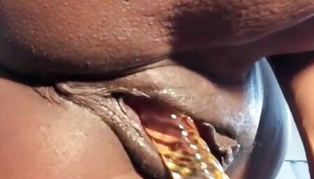 Super Wet Fat Pussy in Heels