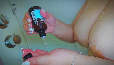 My Neighbor Masturbates in the Bathroom Taking a Shower and I Am a Perverted Voyeur - BBC POV