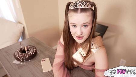 Unforgettable 18th Birthday Blowjob with Stepdad