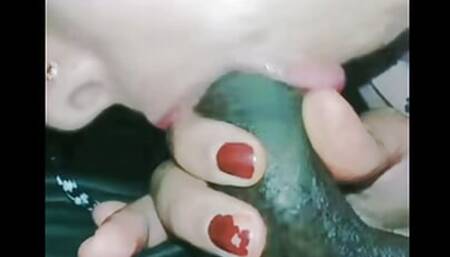 Indian beutiful wife deep throat sucking his husband's cock