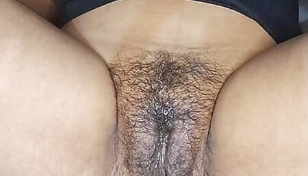 Hot Desi Indian Bhabhi Hairy Pussy Massage