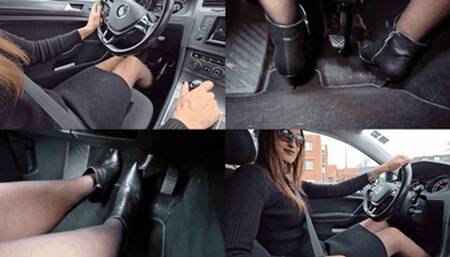 Why do you stare at my boots while driving?