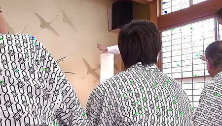 Full Uncensored JAV Group Sex Orgy with 4 Girs Fucked by Older Guys Without Condom