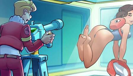 Let's Play - Space Rescue: Code Pink, Test HOLO-pictures of Lune