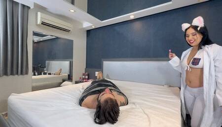 CUTE NURSE FART ATTACK PART 1 BY LILLY AND DANIEL SANTIAGO CAM By ALINE FULL HD