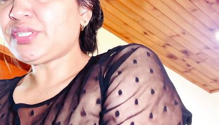 My Colombian girlfriend with big ass finds me masturbating and then we fuck