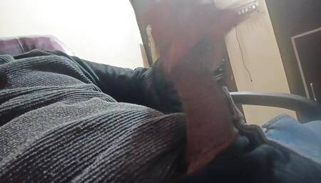 Jerking my dick while thinking about my highschool milf teacher