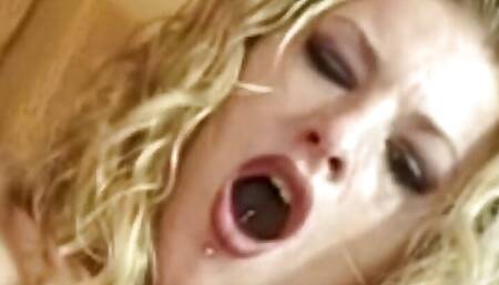 Beautiful Blonde Housewife Masturbating