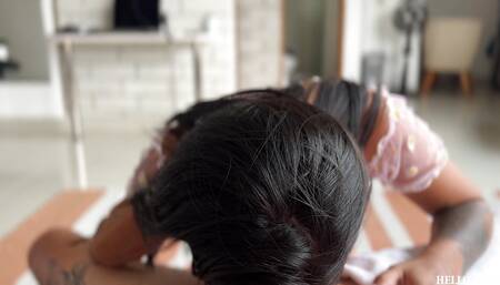 Lore Hot swallows my cock and gets the fuck of her life