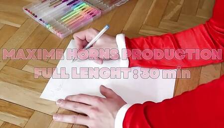 French Pegging Rimming and Huge Strap-on Maxime Horns & Noochka Huge Anal Dildo