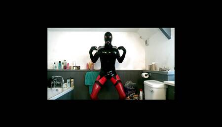 alisons first ever latex session as transgender