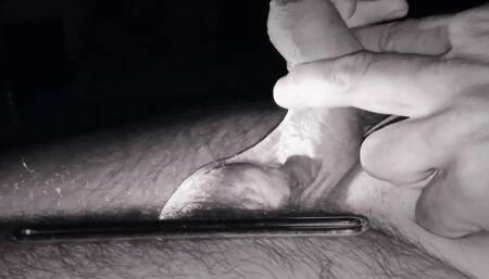 A Metal Dilator in the Small Urethra. Nice Dick!