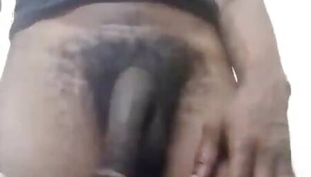 Fat Dick Masked BBC Jerk off Session