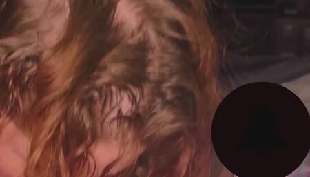 Autumn Snow Gives Daddy a Blowjob While he Watches Her Porn