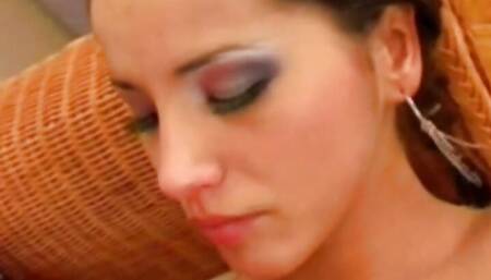 Dark Haired Angel Great BJ!