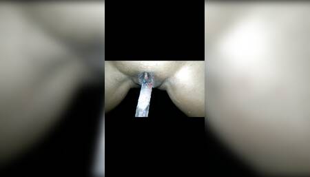 My Sri Lankan Wife Playing Toy, Like a Dildo