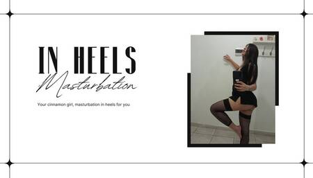 Masturbation in heels