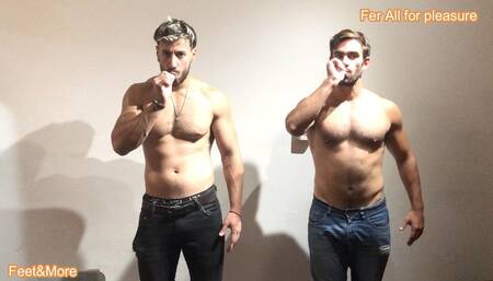 Two Alpha man are turned into robots