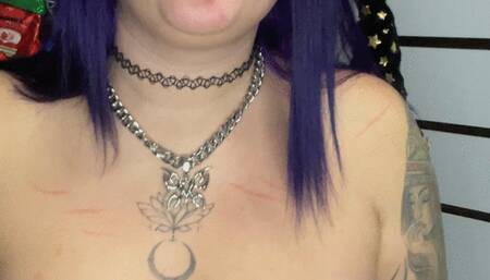 Nacked bobs in oil B2p balloons