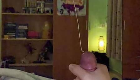 moaning and shooting a huge load all over myself