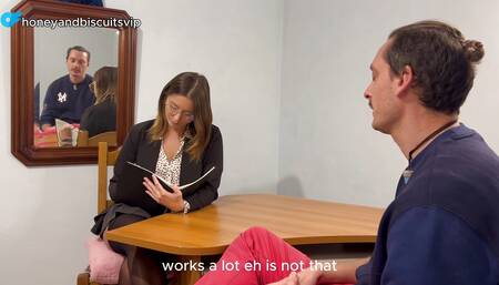 My sexy psychologist helps me figure out how to stop cheating on my wife by getting on her desk