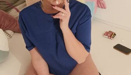 You don't want me to smoke in here??