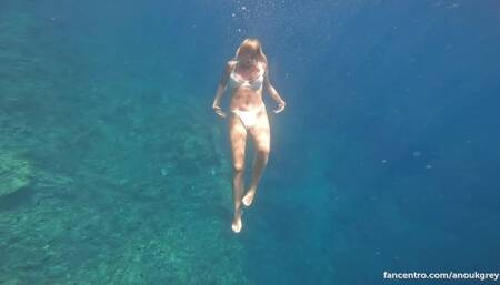My naked stories Anouk Grey - naked underwater fun