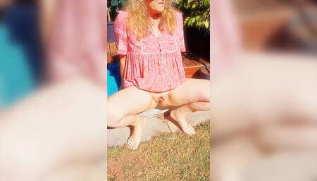 Weeing like a waterfall