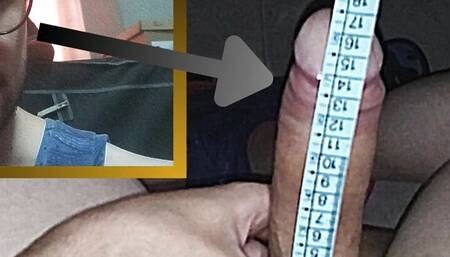 How Big Is My Dick? LET'S FIND OUT! (I MASTURBATE WITH LUBE AFTERWARDS)