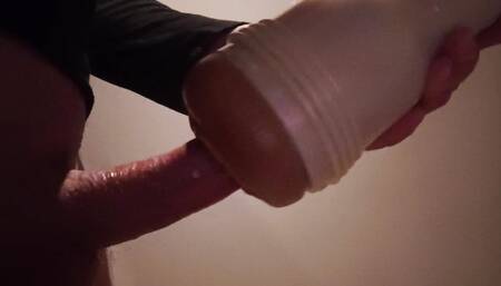 Big cock and fleshlight