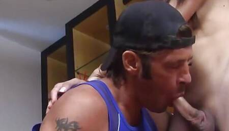 Petite ladyboy with slip-ons strips her black dress and gets