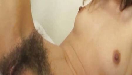 Horny Asian mega-slut accumulates cumshots after steamy nail - Skinny Aisna flogged up!