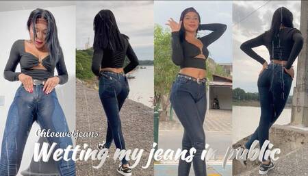 Wetting my jeans in public