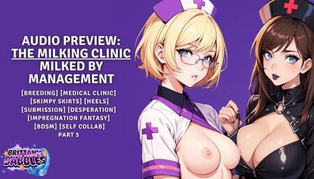 The Milking Clinic Part 5: Milked by Management [Breeding] [Medical Clinic] [Skimpy Skirts] [Submission] [Desperation] [Impregnation Fantasy] [BDSM] [Self Collab] [1 Orgasm For The Listener]