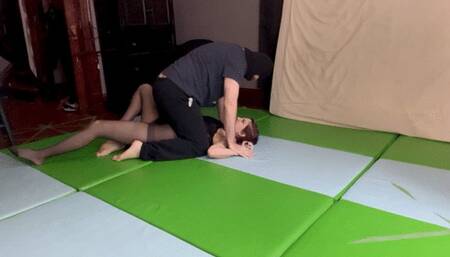 Nefariess escapes, dominates, and wreaks havoc on his balls!