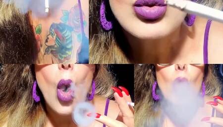 Close-up - Super Slims - Blowing in your face, very close to you, I want you to feel my nicotine breath