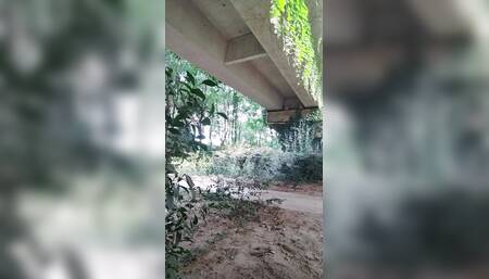 Get naked under a busy viaduct