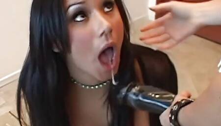 Angela Stone Uses a Hardcore Strapon to Fuck Her Big Titty Brunette Friend Hard