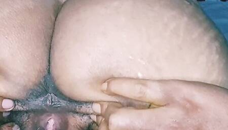 Desi Hot Bhabhi Hairy Pussy and Ass Hole Licking