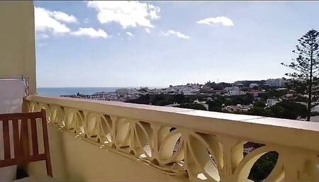 POV. an Unexpected Morning Blowjob on the Balcony Instead of Coffee