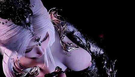 3D Huge Boobs Asian Cosplay Slut Naked Her Big Ass and Got Fucked