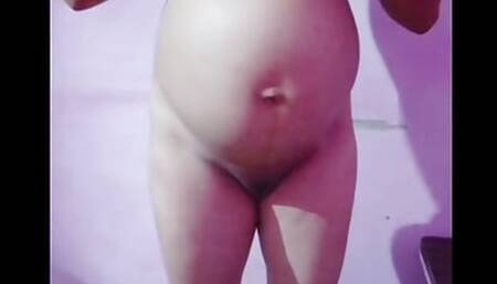 Indian desi pregnant bhabhi fucking with his husband cock