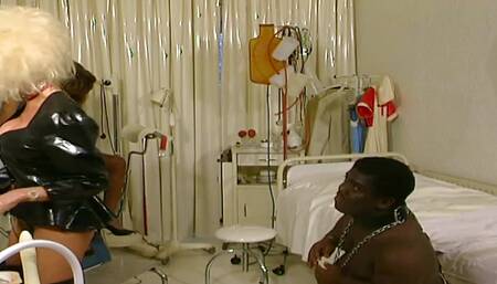 Two cute girls playing with dildos