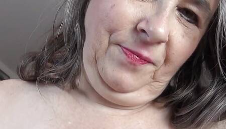 AuntJudys - Your Mature Hairy Step-Aunt Grace Shares Your Ice Cream and Sucks Your Cock (POV)