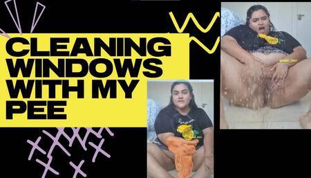 Cleaning with my pee (part 1)