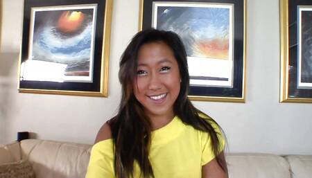 Barely legal Tinah Star a whore with brown hair loves to